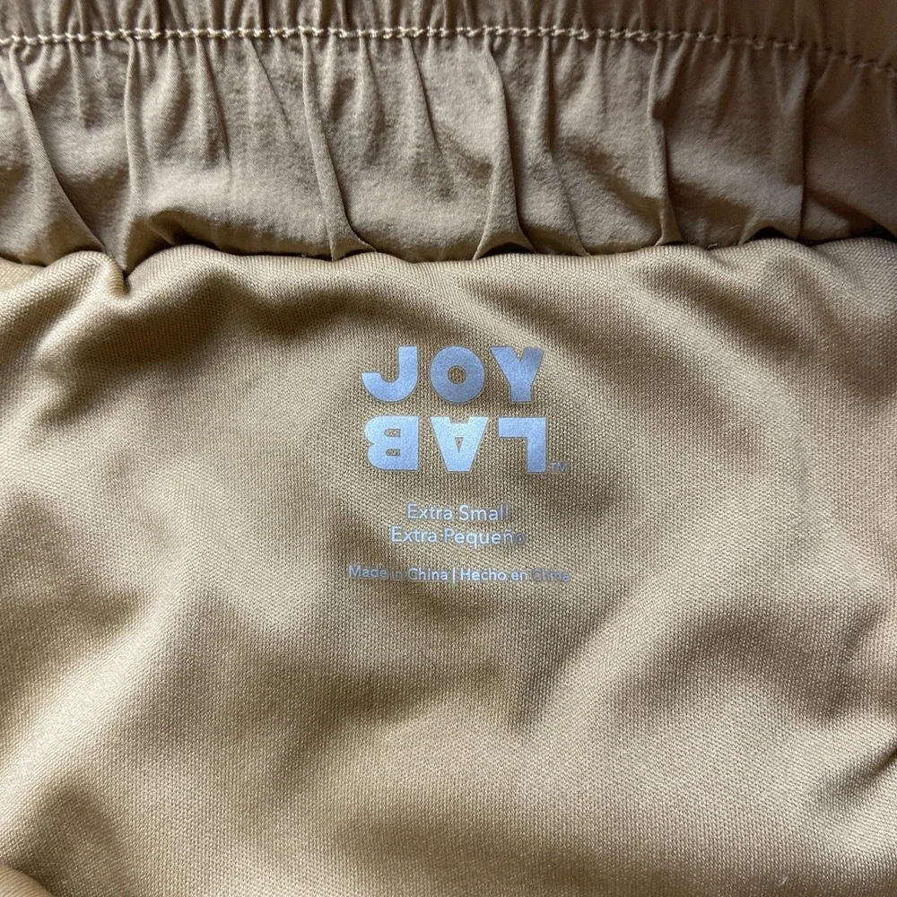 JoyLab Activewear Shorts Size XS Beige Lined Running Nylon Blend Athleisure - Picture 7 of 8